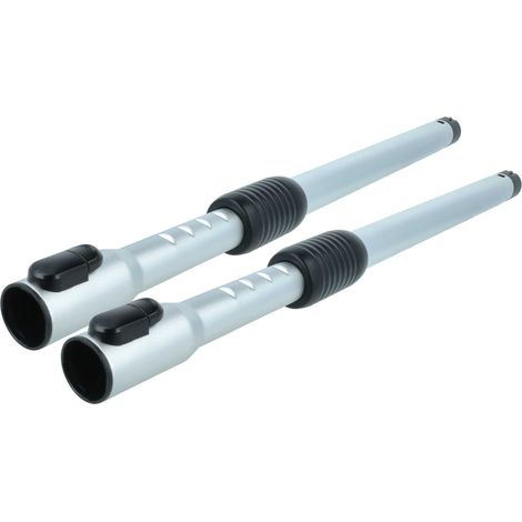 vhbw 2x Staubsaugerohr kompatibel mit Samsung SC761S, SC760, SC7840, SC7060, SC7050, SC7070, SC751, SC750 Staubsauger - 53,2 - 79,5cm Schwarz Silber (1/4)