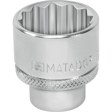 Matador, Inserto per chiave a bussola, dodecagonale, 12,5 (1/2) 3/8 AF, 4075 8001
