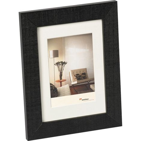 Cadre Photo Noir 20 x 20 cm Home Cadre en Bois