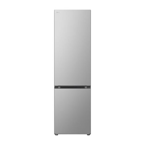 LG – Réfrigérateur combiné 60cm 387L No-Frost – Technologie Door Cooling™ – Compresseur linéaire Smart Inverter – Finition silver (1/5)
