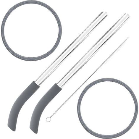 Joint silicone joint anneaux paille kit pour Ninja Boss mixeur DB301 DB351 fuite résistant étanchéité anneaux B (1/5)