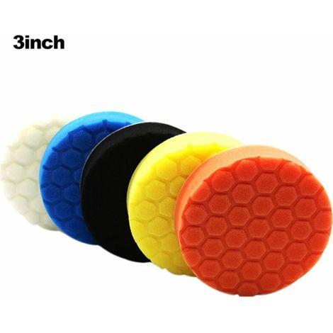 Tampon de polissage de beauté à la vapeur 5 couleurs roue de polissage à la cire de beauté (3 pouces) (1/4)