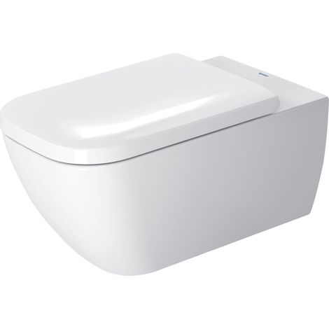 Duravit Wand-WC Happy D.2 Tiefspüler, Spülrandlos, verlängerte (1/5)