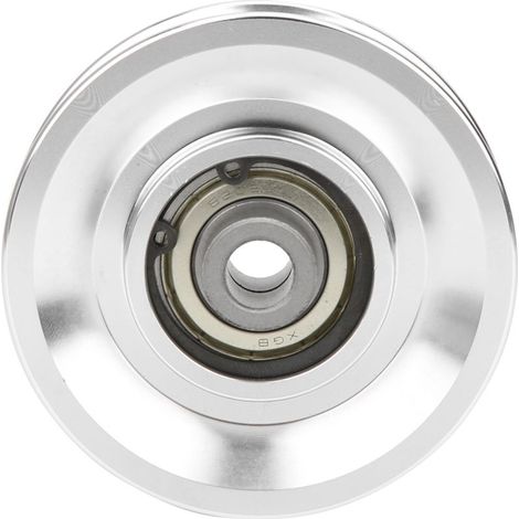 1 poulie, diamètre 80 mm, alliage d'aluminium, pour appareils de musculation, remplacement universel, salle de sport ou domicile (1/5)