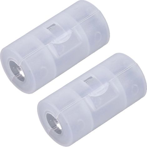 Adaptateur convertisseur pour 2 piles AA vers C (pour étui) (1/5)