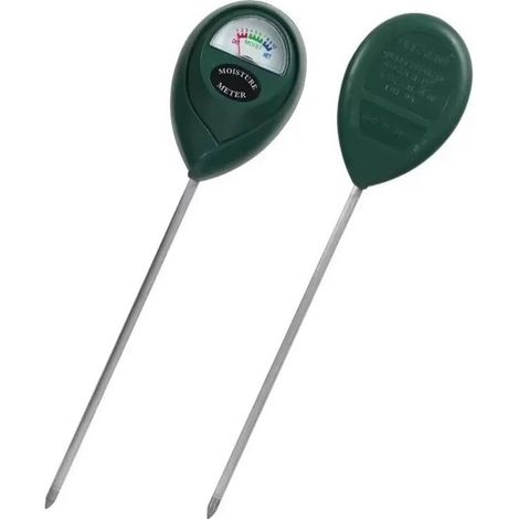 Lot de 2 jauges d'humidité des plantes de haute précision, sonde longue de 17.5 cm pour jardinières profondes, capteur d'arrosage pour fleurs, légumes (1/5)