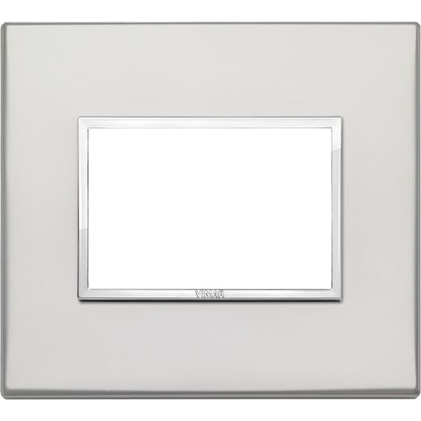Placca 3M argento Vimar Eikon Evo 21653.07.01