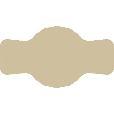 Etiketten für Einmachgläser 7x4 cm, 72 Stück, beige matt (1/2)