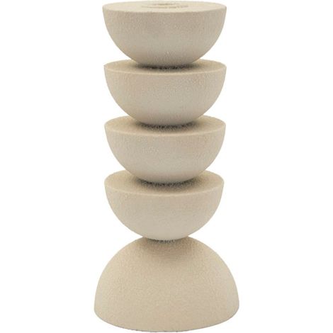 Portacandele in metallo crema, Ø10x21 cm – Dune Pix (1/5)