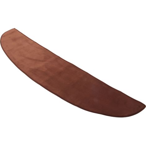 Housse de tableau de bord isolante et antidérapante en flanelle, tapis de remplacement pour Tesla Model 3 (2017-2023), marron (1/5)