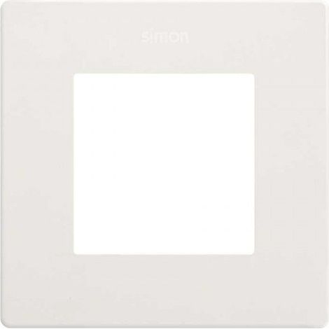 SIMON 270 Marco estética icon con 1 elemento blanco 27000610-090