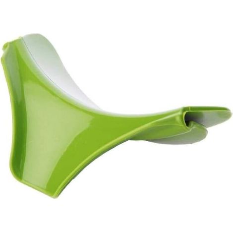 Boquilla vertedora de silicona para ollas, embudo antigoteo, accesorios de cocina, utensilios domésticos para líquidos, verde (1/5)