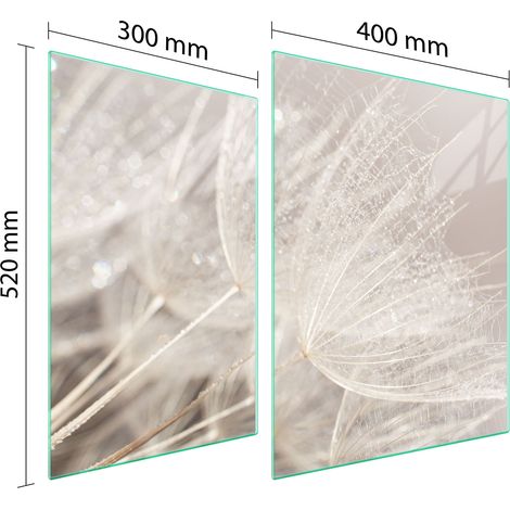 PLACA PROTECTORA DE VIDRIO PARA ESTUFA 70x52 FLOR (1/5)