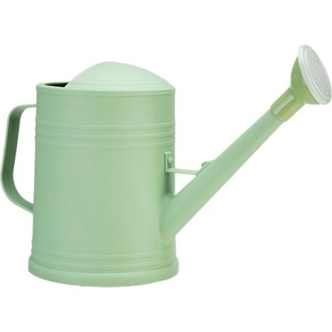 Liter Garden Watering Can - Small Watering Can for Indoor Plants - With Removable Sprayer - Plastic - For Indoor and Outdoor Use - Light Green (1/5)