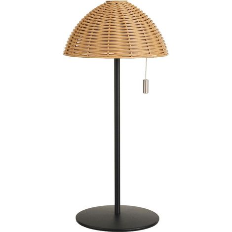 Wilma lampe de table naturelle, noire. (1/5)