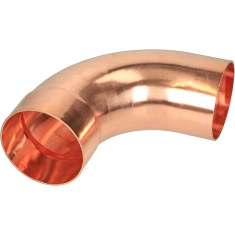 Raccord à braser cuivre courbe 90° F/M 108 mm