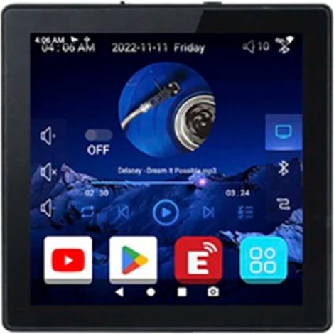 Système Android 10.0 8 Ohm WIFI 4X25W Stéréo Home Cinéma Musique de Fond Ampli Mural Noir (1/2)