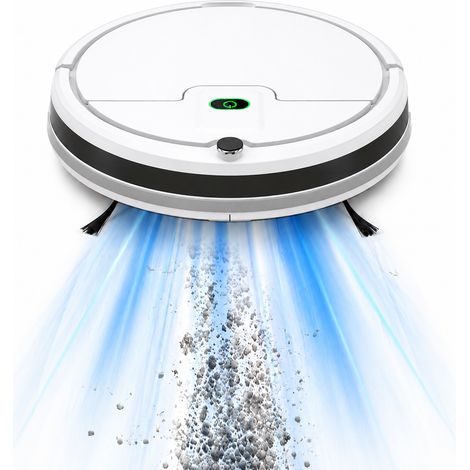 Aspirateur robot sans fil – Antienchevêtrement, 120 min autonomie – Auto-recharge – Pour sols durs, poils animaux (1/5)