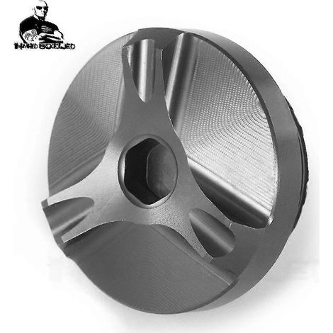Für Kawasaki ZX10R ZX10RR 2016-2018 2019 2020 2022 ZX 10R/10RR ZX 10 R/RR Motorrad CNC-Motoröldeckel-Schraube Einfülldeckel --OHNE LOGO GRAU (1/5)