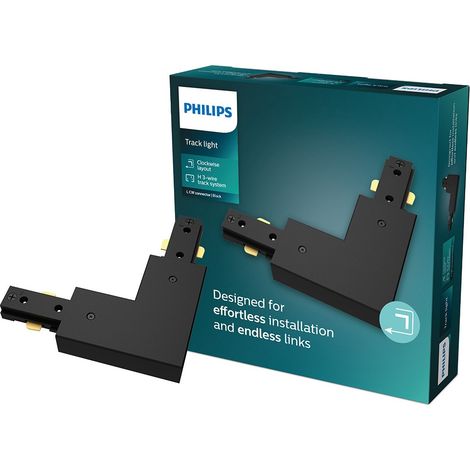Conector en l sentido horario easylink, negro