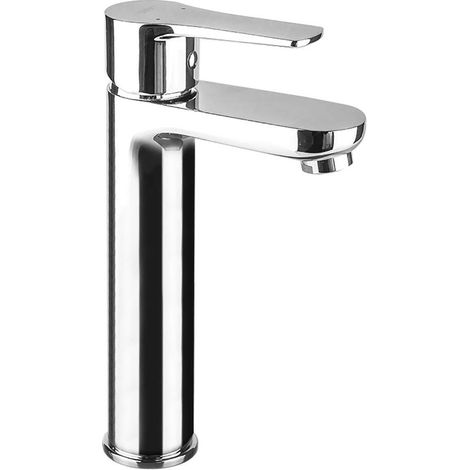 Kibath Grifo de Lavabo Alto monomando SIX acabado CROMO brillo fabricado en latón (1/3)