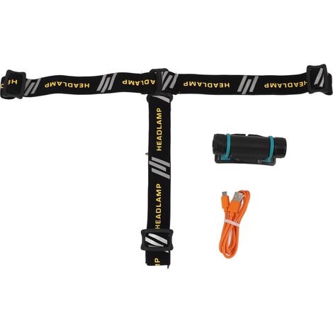 Ortviai Lampe frontale rechargeable 800 lm K95 avec projecteur SST40, lumière blanche et rouge, étanche IP65 (1/5)