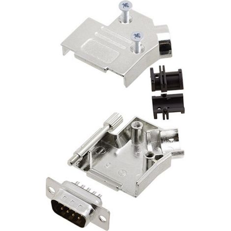Amphenol L17D45ZK15+L717SDA15P D-SUB Stiftleisten-Set 45 ° Polzahl: 15 Lötkelch 1 St.