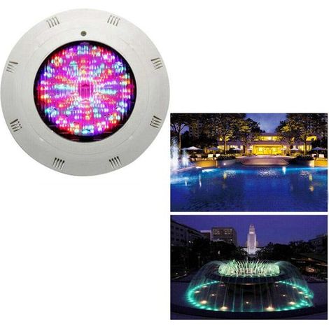 1 Farbset: siehe Foto. Material: Kunststoff. LED-Scheinwerfer für Schwimmbäder, Unterwasserbeleuchtung.