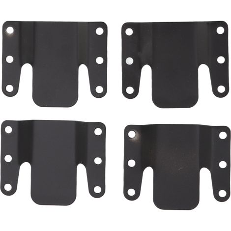 4 jeux de supports universels emboîtables en fer pour canapé d'angle, ouverture de 0,5 cm, pour la maison ou le dortoir (1/5)