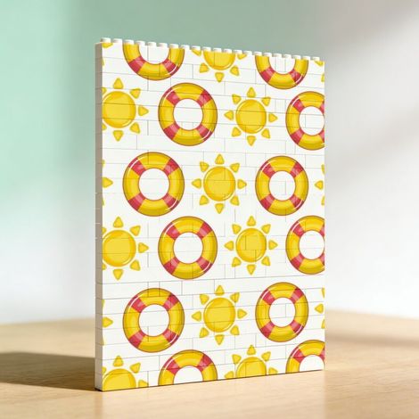 Cadre d’anniversaire DIY en blocs de construction, cadeau de la Saint-Valentin (1/5)