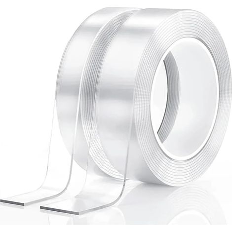 2 bandes adhésives double face ultra-résistantes, amovibles, (1/5)