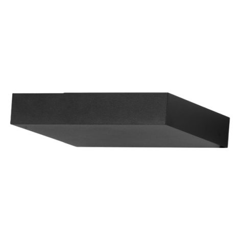 Guia Applique Nera L.163 Fabas 1 Luce LED Calda Collezione GUIA Design Moderno (1/5)