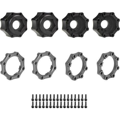 Adaptateur hexagonal 8x32 PLProLine 17 mm pour voiture jouet, adaptateur de moyeu de roue motrice en métal, kit de mise à niveau antirouille, accessoires (1/5)