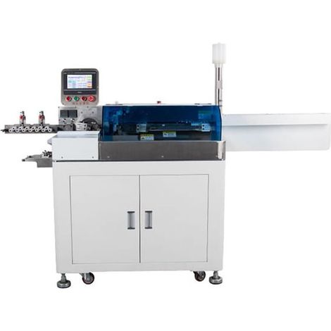 Macchina automatica taglia spela e stagna su ambo i lati per cavi unipolari (awg 32 - awg 16) (1/3)