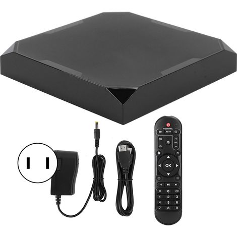 Boîtier TV Android 9.0 S905X3 WiFi 2+16G AU, décodeur intelligent 100-240V pour Smart TV (1/5)