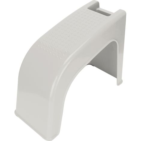 Repose-pieds de douche beige, tabouret de pédicure léger et antidérapant, capacité de charge élevée, stable et massant confortable (1/5)