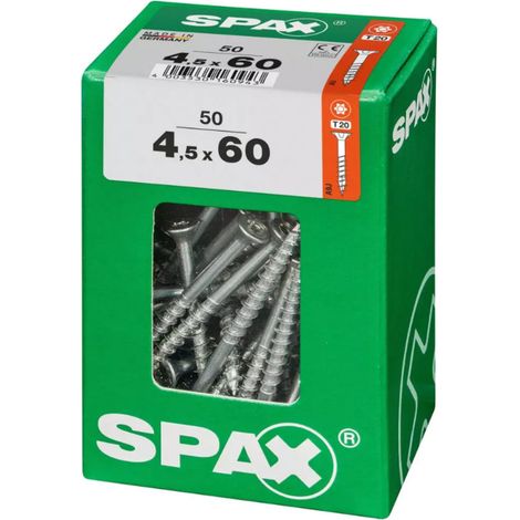 Spax 4,5x60 Universal Senkkopf T-STAR plus TGW WIROX A9J 4,5x60 L
