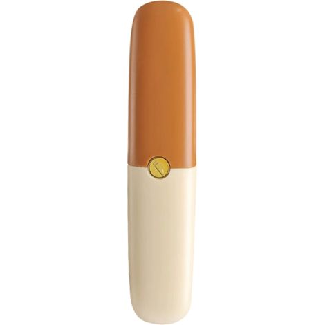 Pelapatate 2 in 1, coltello multifunzionale a doppia lama in acciaio inossidabile per affettare, colore arancione. (1/5)