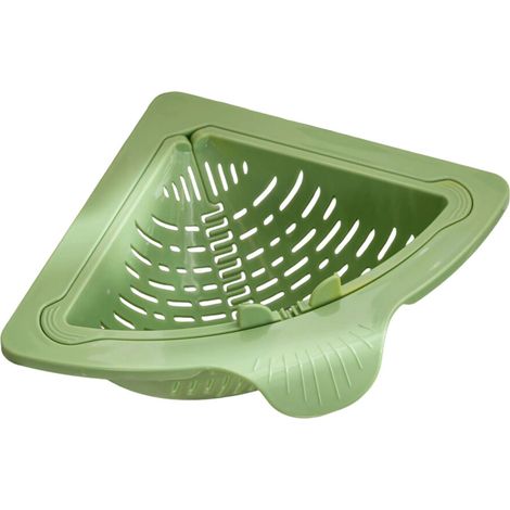 Panier de crépine d'évier à ventouse innovant, pour-Vert