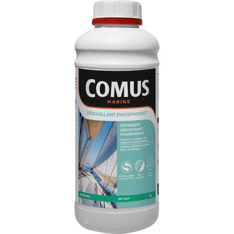 Comus – Déroutant phosphatant 1L – Solution concentrée dégraissante et désoxydante – Pour acier, inox, bois et plastiques – Diluable jusqu'à 10x