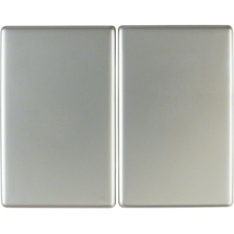 HAGER  TOUCHE SANS LENTILLE POUR MÉCANISME DOUBLE K5 ACIER