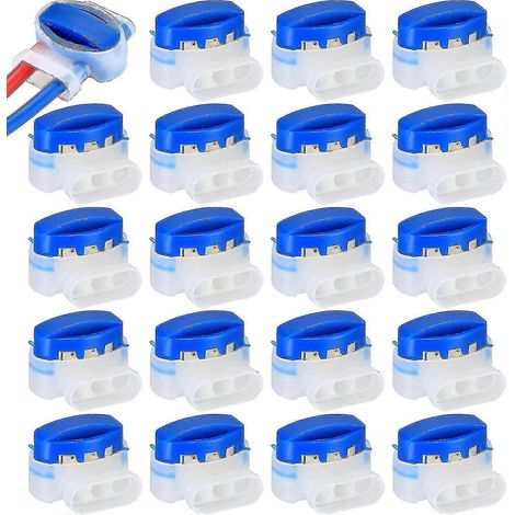 20 Pieces Resin Filled Cable Connectors For Automower Robot Lawnmower (1/5)