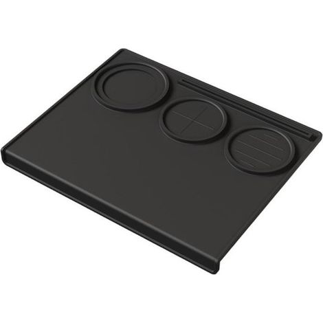 Alfombrilla prensadora para espresso,Silicona apta para uso alimentario,20 x 25 cm,Estación de prensado,Impermeable y resistente al calor (1/5)
