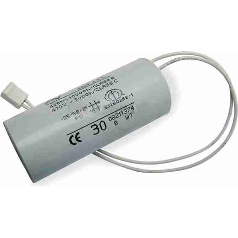 30U450A.0727 Condensador de polipropileno 30Uf 450V THOR Repuesto original NICE 30U450A.0727