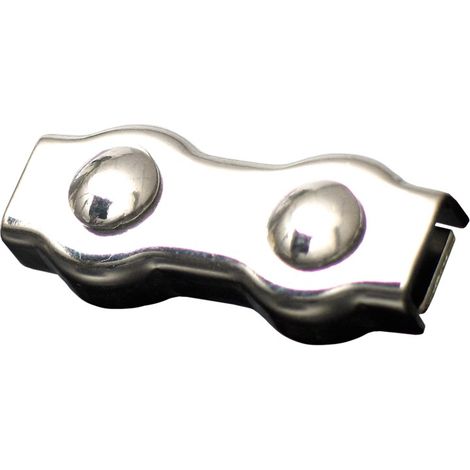 5 attaches cordelette inox pour cordelettes jusqu'à 6 mm - LACME - 676402