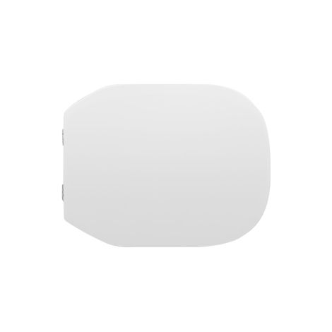 Abattant WC pour vase Azzurra Glaze 43,5x35,3 cm entraxe charnie'res fixes 12 cm abattant WC blanc en fonte de bois