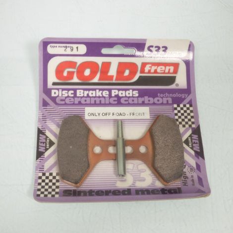 Bremsbelag Gold Fren für Quad CAN-AM 450 DS X XC 2010 bis 2015 (1/3)