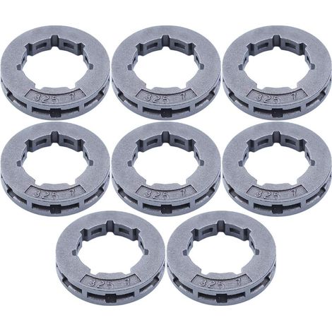 Roue dentée .325" 7T Adefol pour tronçonneuse Husqvarna 42 50 51 55 154 234 238 242 254 257 261 262, lot de 8 pièces (1/5)