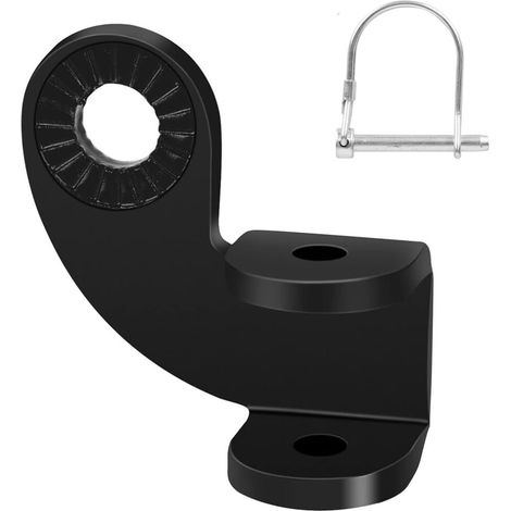 Connettore a gancio in acciaio inox per rimorchi per biciclette, gomito