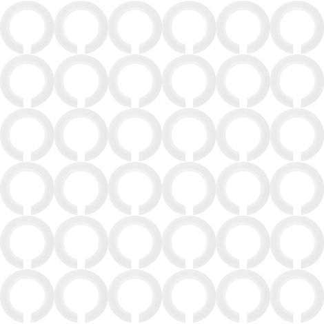Adaptateurs D'abat-jour E27 à E14 en Plastique Blanc C en 50pcs pour Conversion Facile et Montage Rapide, Adaptés aux Lampes de Bureau et Luminaires la Maison (1/5)